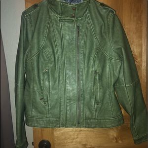 Faux leather Moto Jacket